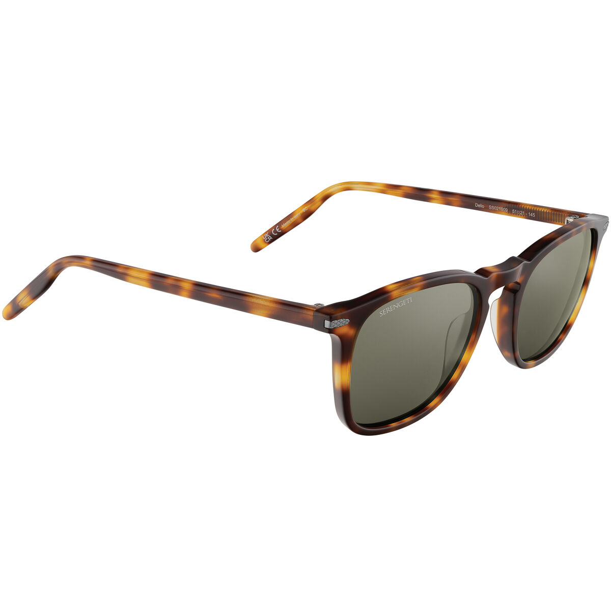 DELIO LARGE, Classic Tortoise-Mineral Polarized 555nm Cat 3 to 3, hi-res image number null